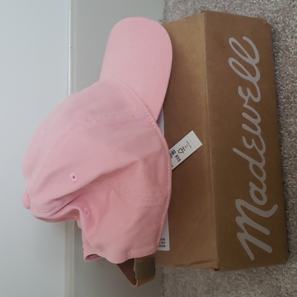 Nwt Pink MADEWELL Adjustable organic cotton Hat Baseball Cap